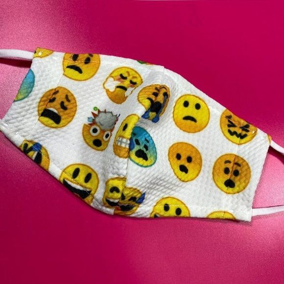 Emoji Face mask KIDS - Picture 2 of 6